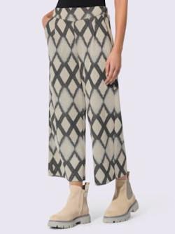 Pantalon jersey brillant léger, couleur marron, taille 54, marque Creation L - helline