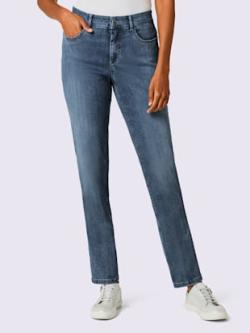 Jean 5 poches très extensible, couleur bleu, taille 42, marque Ascari - helline