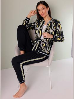 Veste en modal et viscose matière sweat, couleur gris, taille 42/44, marque CREATION L PREMIUM - helline