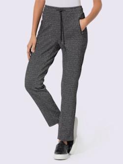 Pantalon jogpant qualité jersey très confortable, couleur noir, taille 52, marque Creation L - helline