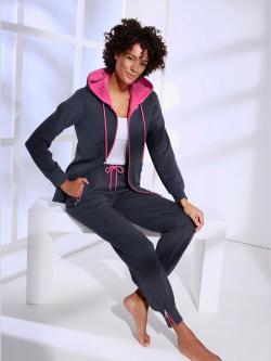 Veste 60% modal, couleur bleu, taille 54/56, marque CREATION L PREMIUM - helline