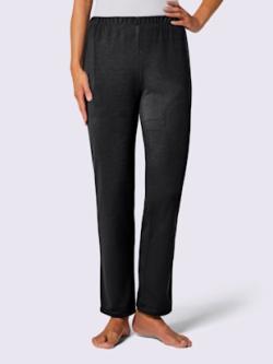 Pantalon d'intérieur confortable taille élastique, couleur noir, taille 46/48, marque feel good - helline