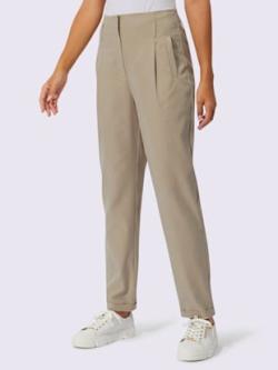 Pantalon qualité lyocell estivale, couleur marron, taille 50, marque Creation L - helline