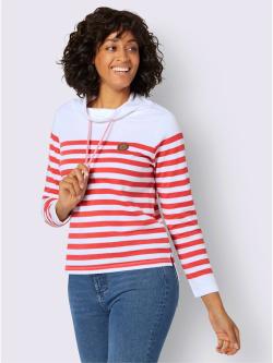 Sweatshirt 50% coton, couleur blanc, taille 42, marque Collection L - helline