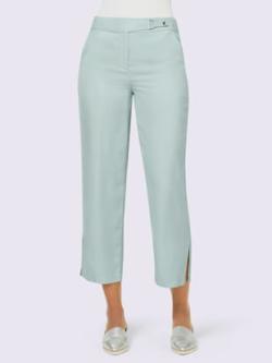 Pantalon 7/8 qualité lyocell, coleur menthe - HELLINE