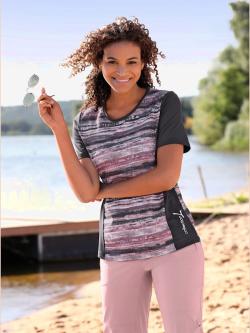 T-shirt technique qualité légère, couleur noir, taille 38, marque Collection L - helline