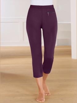 Pantalon de loisirs entretien facile, couleur violet, taille 50 - helline