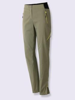 Pantalon d'extérieur 55% coton, coleur kaki - HELLINE