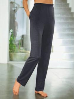 Pantalon d'intérieur confortable taille élastique, coleur anthracite - HELLINE