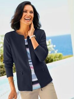 Blazer en jersey, couleur marine - HELLINE
