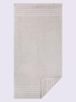 Serviette qualité luxe, couleur gris clair - HELLINE