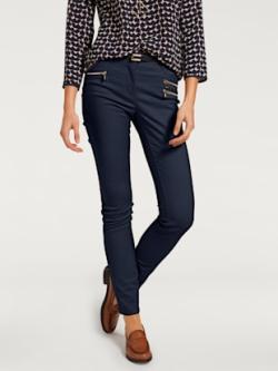 Pantalon extensible, couleur bleu, taille 36, marque Linea Tesini - helline