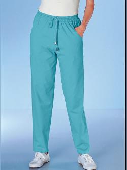 Pantalon de loisirs qualité extensible, couleur bleu, taille 42 - helline