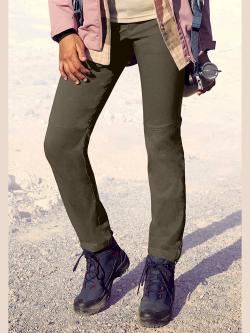 Pantalon de trekking pantalon de randonnée sportif en matière élastique, couleur vert, taille 40, marque LASCANA ACTIVE - helline