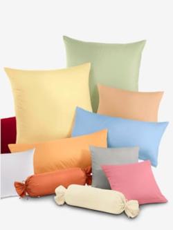 Housses de coussin flanelle très douce, couleur rouge, taille 15x40 cm,, marque wäschepur - helline
