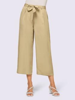 Pantalon pur lyocell, coleur vert tilleul - HELLINE