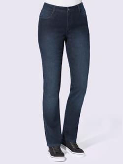 Jean thermique qualité coton, couleur bleu, taille 42, marque Collection L - helline