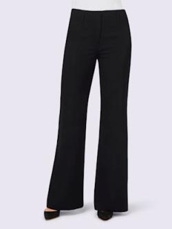 Pantalon passants, coleur noir - HELLINE