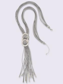 Collier, couleur : couleur argent, taille 0, 70% matière synthétique;30% métal - helline