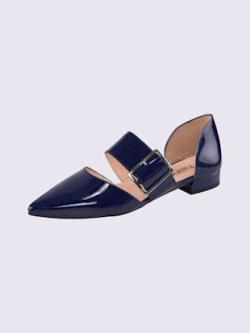 Ballerines fabriqué en espagne, coleur marine - HELLINE