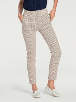 Pantalon skinny coupe skinny, couleur marron, taille 40, marque Linea Tesini - helline