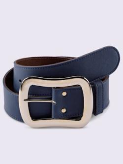 Ceinture boucle décorative, couleur bleu, taille 75 - helline