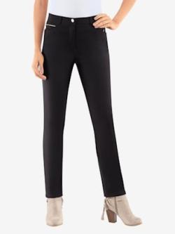Pantalon d'hiver femme coupe indémodable, couleur noir, taille 44, marque Stehmann Comfort line - helline