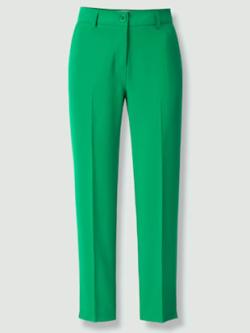 Pantalon 7/8 coupe 7/8, couleur vert, taille 40, marque Ashley Brooke - helline