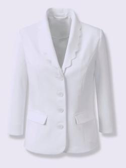 Blazer doublure, coleur blanc - HELLINE