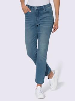 Jean push-up coupe 5 poches moderne, couleur bleu, taille 40, marque Rick Cardona - helline