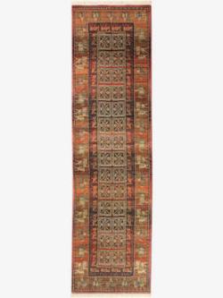 Tapis tissé fabrication mécanique, couleur multicolore-terre cuite - HELLINE