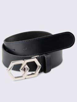 Ceinture boucle décorative, coleur bleu foncé - HELLINE