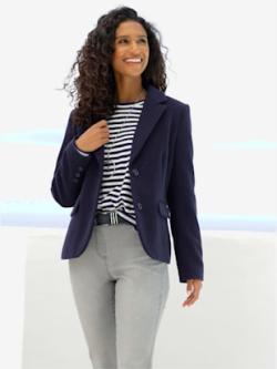 Blazer qualité laine, couleur bleu, taille 38, marque Best Connection - helline