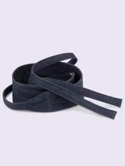 Ceinture 100% coton, couleur bleu, taille 38/40 - helline
