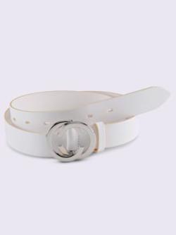 Ceinture de fabrication allemande, couleur blanc, taille 85 - helline