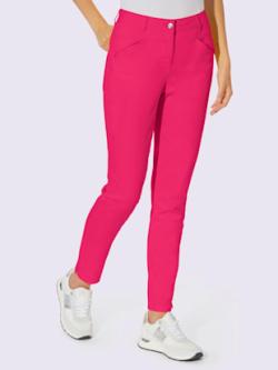 Pantalon skinny qualité extensible, couleur rose, taille 46, marque Rick Cardona - helline