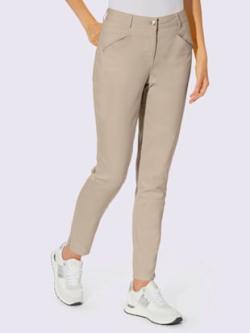 Pantalon skinny qualité extensible, couleur marron, taille 38, marque Rick Cardona - helline
