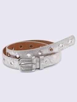 Ceinture, couleur couleur argent, taille 95 - helline