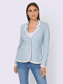 Blazer en jersey, coleur bleu clair - HELLINE