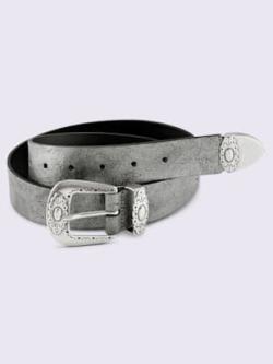 Ceinture boucle décorative, couleur couleur argent, taille 105 - helline