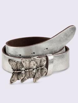 Ceinture boucle décorative, coleur couleur argenté - HELLINE