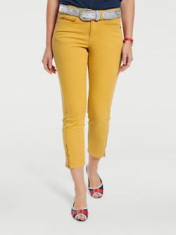 Pantalon skinny coupe skinny, couleur jaune, taille 42, marque Rick Cardona - helline