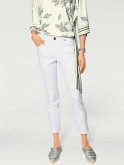 Jean 7/8 longueur 7/8, couleur blanc, taille 42, marque Linea Tesini - helline