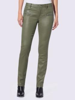 Pantalon skinny coupe skinny, couleur vert, taille 48, marque Rick Cardona - helline
