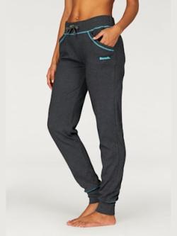 Pantalon détente sportif avec poches fendues, couleur gris, taille 38/40, marque Bench. Loungewear - helline