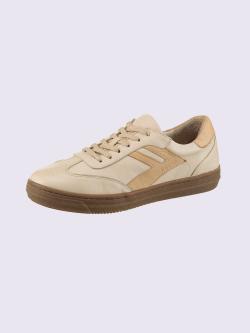 Baskets cuir nappa de vache, couleur couleur ivoire, taille 37 - helline