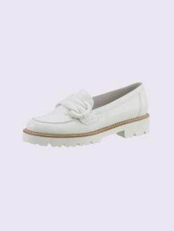 Trotteurs cuir véritable, coleur écru - HELLINE