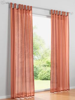 Store décoratif store sobre, couleur orange, taille 175x140 cm, marque helline home - helline
