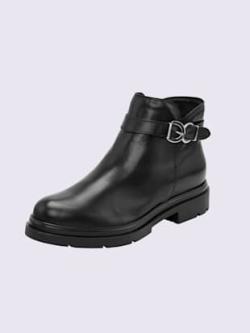 Bottines de fabrication portugaise, noir uni, taille 36 - helline