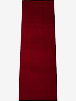 Paillasson rectangulaire, couleur rouge, taille 60x180 cm, marque helline home - helline